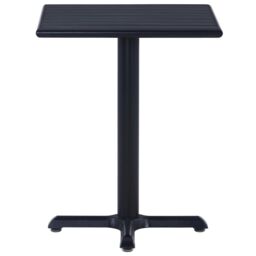 Berkfield Home Garden Table Black 60x60x75 cm - Size: 60 x 60 x 75 cm - thumbnail 2