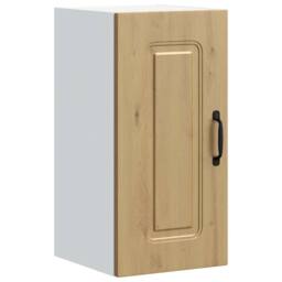 Berkfield Home Kitchen Wall Cabinet Kalmar Artisan Oak Engineered Wood in Brown - thumbnail 3