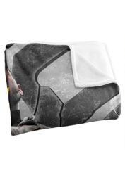 Suicide Squad LOGOVISION : Kill The Justice League Blanket, 152x127 cm Deadshot Silk Blanket in White - thumbnail 3