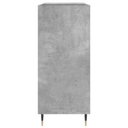 Berkfield Home Record Cabinet Concrete Grey 84.5x38x89 cm Engineered Wood - thumbnail 5