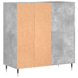 Berkfield Home Record Cabinet Concrete Grey 84.5x38x89 cm Engineered Wood - thumbnail 6