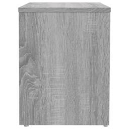 Berkfield Home Bed Cabinets 2 pcs Grey Sonoma 40x30x40 cm Engineered Wood - Size: 40 x 30 x 40 cm - thumbnail 5