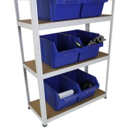 Monstershop 2 x White Racking Units 90 x 40 x 180 - thumbnail 4