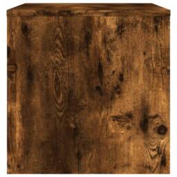 Berkfield Home TV Cabinet Smoked Oak 80x40x40 cm Engineered Wood in Brown - Size: 80 x 40 x 40 cm - thumbnail 5