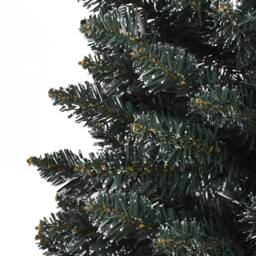 Berkfield Home Artificial Slim Christmas Tree with Stand Green 240 cm PVC - thumbnail 5