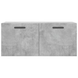 Berkfield Home Wall Cabinet Concrete Grey 80x36.5x35 cm Engineered Wood - thumbnail 5