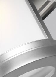 Loops Outdoor IP44 1 Bulb Wall Light Lantern Painted Brushed Steel LED E27 60W d00863 in Metallics - thumbnail 4