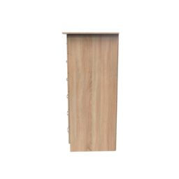 Ready Assembled 2 U Hampshire 1 Door 5 Drawer Childrens Wardrobe (Ready Assembled) in Light Oak - thumbnail 2