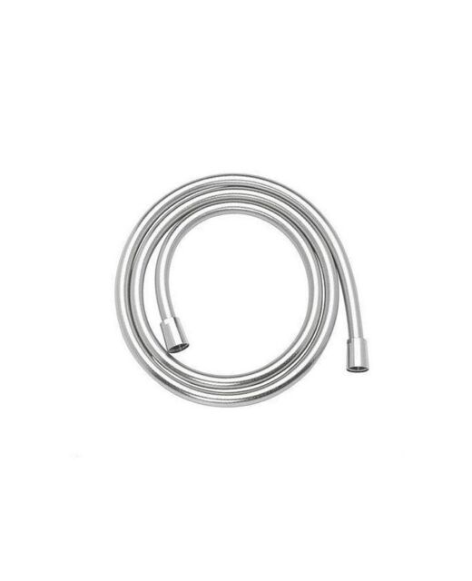 Nes Home 1.5m PVC Shower Hose Chrome in Metallic Silver - image 1