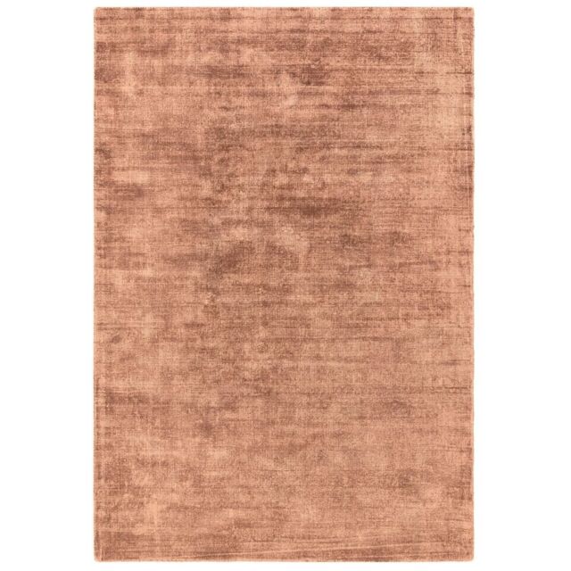 The Rug Shop UK Pink Handmade Modern Plain Viscose Easy To Clean Area Rug - Size: 240 cm x 340 cm - image 1