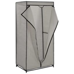 Berkfield Home Wardrobes 2 pcs Grey 75x50x160 cm - Size: 75 x 50 x 160 cm - thumbnail 4