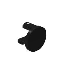 New Edge Blinds 28mm Styleline Gliding Curtain Pole Set with End Cap - Black - Size: 460 cm - thumbnail 3