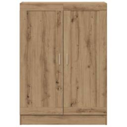 Berkfield Home Book Cabinet Artisan Oak 82.5x30.5x115 cm Engineered Wood in Brown - thumbnail 6