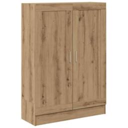 Berkfield Home Book Cabinet Artisan Oak 82.5x30.5x115 cm Engineered Wood in Brown - thumbnail 1