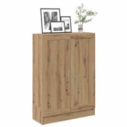 Berkfield Home Book Cabinet Artisan Oak 82.5x30.5x115 cm Engineered Wood in Brown - thumbnail 4