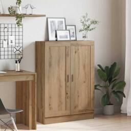 Berkfield Home Book Cabinet Artisan Oak 82.5x30.5x115 cm Engineered Wood in Brown - thumbnail 3