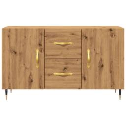 Berkfield Home Sideboard Artisan Oak 100x36x60 cm Engineered Wood in Brown - Size: 100 x 36 x 60 cm - thumbnail 4
