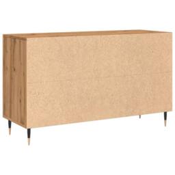 Berkfield Home Sideboard Artisan Oak 100x36x60 cm Engineered Wood in Brown - Size: 100 x 36 x 60 cm - thumbnail 6