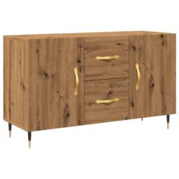 Berkfield Home Sideboard Artisan Oak 100x36x60 cm Engineered Wood in Brown - Size: 100 x 36 x 60 cm - thumbnail 3