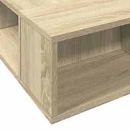 Berkfield Home Bed Frame without Mattress Sonoma Oak 90x190 cm Single in Brown - thumbnail 7