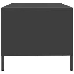 Berkfield Home Coffee Table Black 101.5x50x43.5 cm Cold-rolled Steel - thumbnail 6