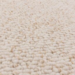 The Rug Shop UK Cream Modern Plain Polypropylene Easy To Clean Ivory Area Rug - Size: 200 cm x 290 cm - thumbnail 3