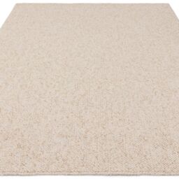 The Rug Shop UK Cream Modern Plain Polypropylene Easy To Clean Ivory Area Rug - Size: 200 cm x 290 cm - thumbnail 4