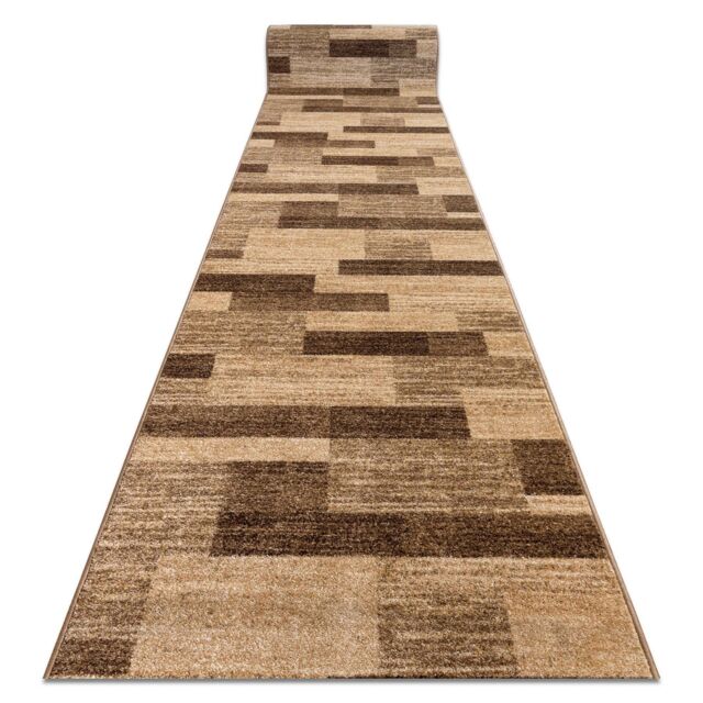 RugsX Karmel Deski Runner in Brown - Size: 120 cm x 330 cm - image 1