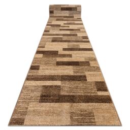 RugsX Karmel Deski Runner in Brown - Size: 120 cm x 330 cm - thumbnail 1
