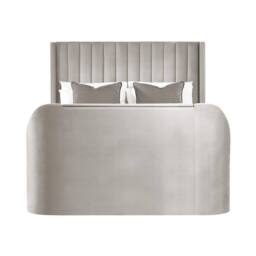 Cheshire Hickory Ottoman TV Bed - Light Grey - King (150cm) - thumbnail 5