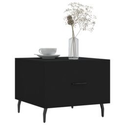 Berkfield Home Coffee Tables 2 pcs Black 50x50x40 cm Engineered Wood - Size: 50 x 50 x 40 cm - thumbnail 3