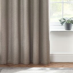 Furn Dawn Blackout Eyelet Curtain Pair in Grey - Size: 168 cm width x 183 cm drop - thumbnail 4