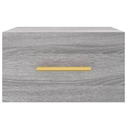 Berkfield Home Wall-mounted Bedside Cabinets 2 pcs Grey Sonoma 35x35x20 cm - Size: 35 x 35 x 20 cm - thumbnail 6