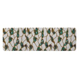 Benjamin Tate Design Chains & Snake Skin Runner Rug in Natural - Size: 67 cm x 230 cm - thumbnail 1
