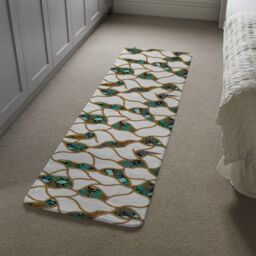 Benjamin Tate Design Chains & Snake Skin Runner Rug in Natural - Size: 67 cm x 230 cm - thumbnail 4