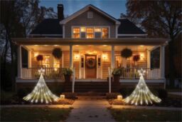 Xmas Haus 1.5m Waterfall Light chain 330 Led -10% twinkle in White - Size: 1 Pack - thumbnail 2