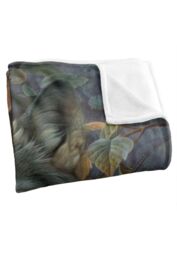 JQ Licensing Jg-Jp Wolf & Pups Silky Touch Super Soft Throw Blanket 152 X 127 cm in White - thumbnail 3