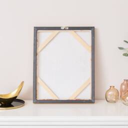 Melody Maison Large Orange Floral Autumn Framed Wall Print - 50cm X 40cm in Gold - Size: 50 cm X 40 cm - thumbnail 3