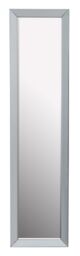 Orsina Silver Freestanding Floor Mirror, Modern Style Full Length Wooden Mirror, Silver Framed Dressing Mirror - thumbnail 2