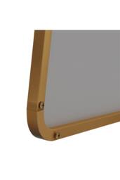 Garden Sanctuary Modern Arched Metal Floor Mirror in Gold - thumbnail 8