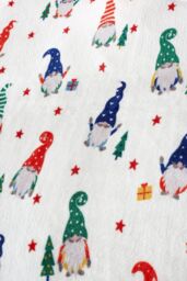 Fusion 'Festive Gonks' Plush Duvet Cover Set in Red - Size: Double - thumbnail 3