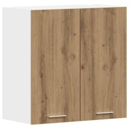 Berkfield Home Kitchen Wall Cabinet¬†Artisan Oak¬†60x31x60 cm Engineered Wood in Brown - Size: 60 x 31 x 60 cm - thumbnail 3