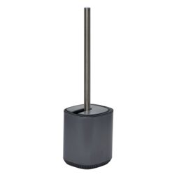 Showerdrape Echo Blue Steel Toilet Brush & Holder in Grey - thumbnail 3