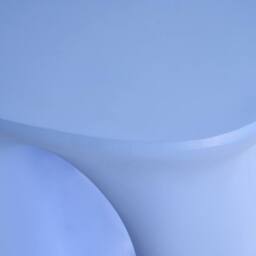 Wyld and Coco Sculptural Accent Side Table Blue 42 x 28 cm - thumbnail 5