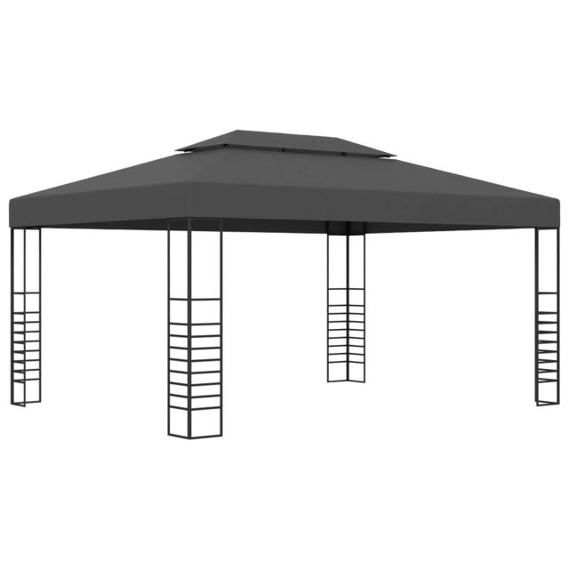 Berkfield Home Gazebo 3x4 m Anthracite in Black - image 1