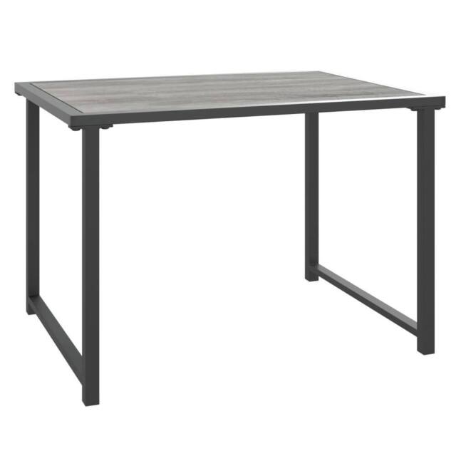 Berkfield Home Garden Table Anthracite 55x40x37 cm Steel in Black - Size: 55 x 40 x 37 cm - image 1