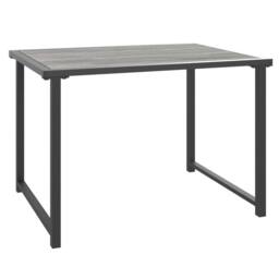 Berkfield Home Garden Table Anthracite 55x40x37 cm Steel in Black - Size: 55 x 40 x 37 cm - thumbnail 1