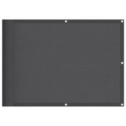 Berkfield Home Balcony Screen Anthracite 75x800 cm 100% Polyester Oxford in Charcoal - thumbnail 1