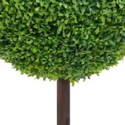 Berkfield Home Lush Artificial Boxwood Plant with Pot Ball Shaped Green 71 cm