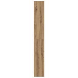 Berkfield Home Decorative Bookcase Artisian Oak 60x24x176 cm Engineered Wood in Brown - Size: 60 x 24 x 176 cm - thumbnail 5